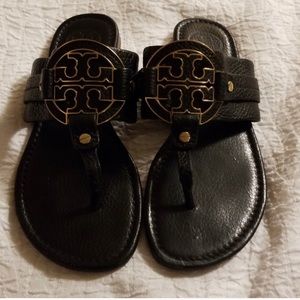 Black Tory Burch “Amanda” sandals